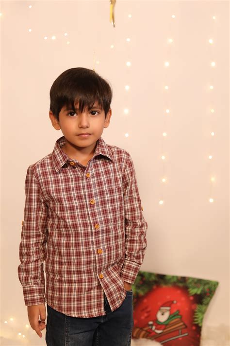 Classic Christmas Brown Checks Flannel Shirt – biglilpeople