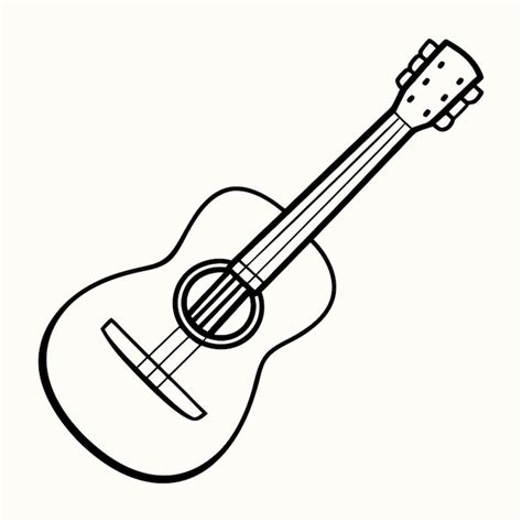 Acoustic guitar outline Vectors - Download Free High-Quality Vectors ...