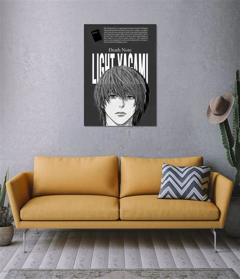 Light Yagami – Death Note Anime Poster | Everanta