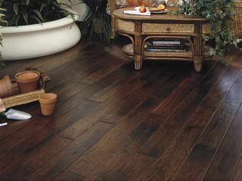 Anderson Eagle Lodge Salt Creek Hickory 5" Engineered Hardwood Dark ...