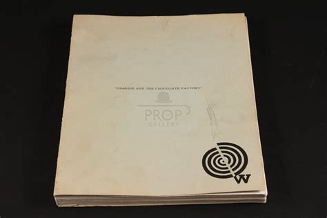 The Prop Gallery | Production used Roald Dahl first draft screenplay