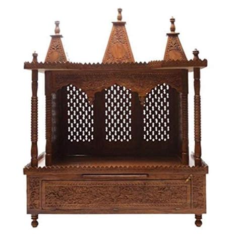 Shilpi Sheesham Wooden Temple/Mandir/Puja Esstential/Wooden Mandir ...