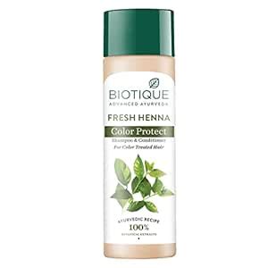 Biotique Henna Leaf Fresh Texture Shampoo and Conditioner, 190ml ...