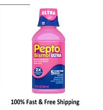 Buy Pepto Bismol Liquid Ultra for Nausea, Heartburn, Indigestion, Upset ...
