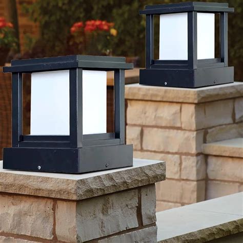 WHITERAY 9.2" Outdoor Exterior Main Gate Light and Fence Decorative ...