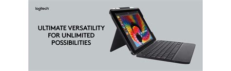 Logitech Slim Combo with Detachable, Backlit, Wireless Keyboard and ...