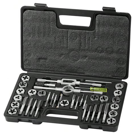 SKYSHALO Tap And Die Set, 40-Piece Include Metric Size M3 To M12 ...