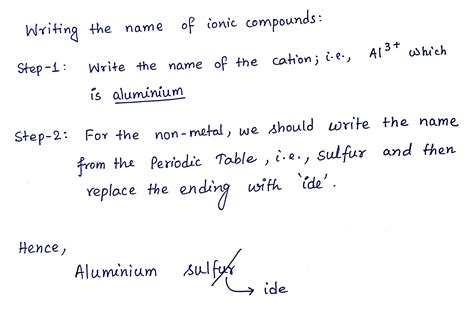 [Solved] What is the name of the binary compound Al2S3? aluminum ...