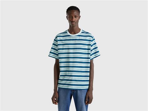 Men Regular Fit Round Neck Striped T-Shirt – United Colors of Benetton ...