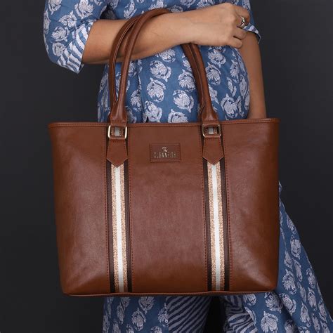 THE CLOWNFISH Sophitech Series Faux Leather 14 inch Laptop Handbag For ...