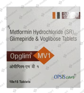 OPGLIM M 1MG TABLET 10'S, Price, Composition & Generic Alternatives ...