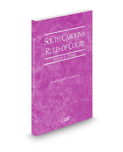 North Carolina Court Rules Federal V.II, 2026 ed. | Thomson Reuters
