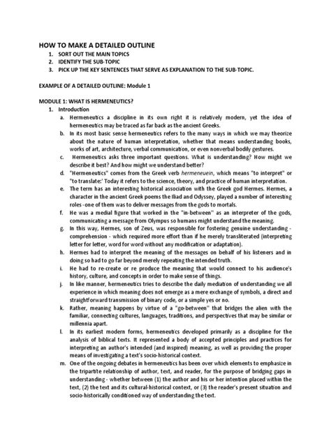 Image result for Outline Explained