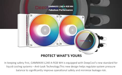 Buy Shop DeepCool GAMMAXX L240 ARGB CPU Liquid Cooler - White at Low ...