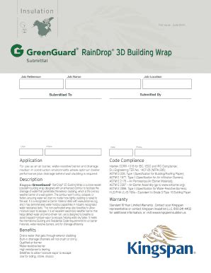 Fillable Online GreenGuard RainDrop 3D Submittal Form - GreenGuard ...