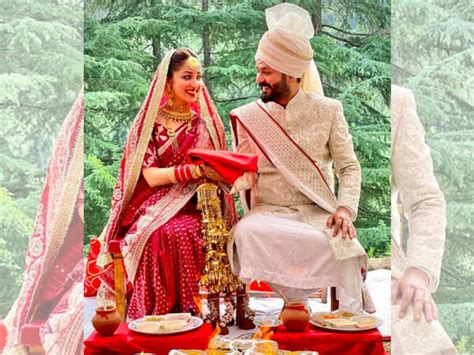 Yami Gautam and Aditya Dhar tied the knot in an intimate ceremony ...