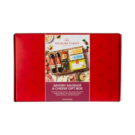Amazon.com: Hickory Farms Savory Sausage & Cheese Gift Box – Gourmet ...