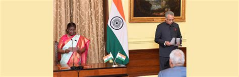 The President of India administered the Oath of Office of Chairperson ...