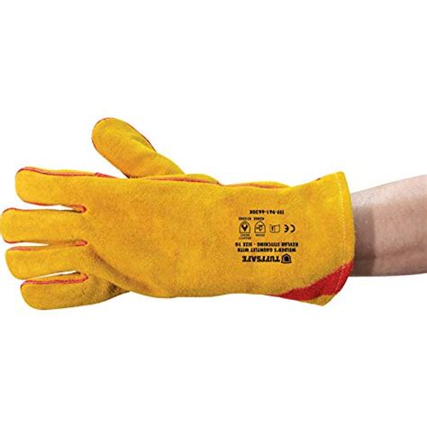 Tuffsafe Heavy Duty Welding Gauntlets - Size 10 : Amazon.in: Home & Kitchen