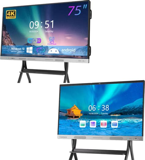 HKMLC 55 Inch Smart Board Built-in 4800MP Camera 4K India | Ubuy