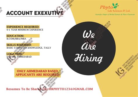 Phyto Lifescience Vadodara jobs for Production R&D Marketing Accounts ...