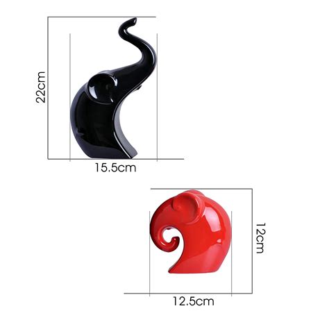 Set of Two Elephant Showpieces for Corner Table