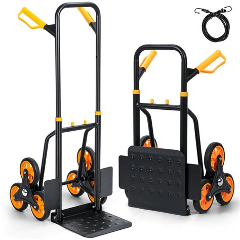 Qiuikloi Stair Climbing Hand Truck Heavy Duty Dolly Cart for Stairs ...