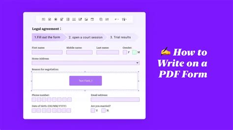 How to Type On PDF Form 的图像结果