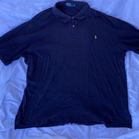 Polo by Ralph Lauren Mens Navy Polo Shirt In great... - Depop