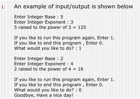 Image result for Power for Integer in Programming