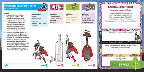 Superheroes Science Experiments Resource Pack - Twinkl