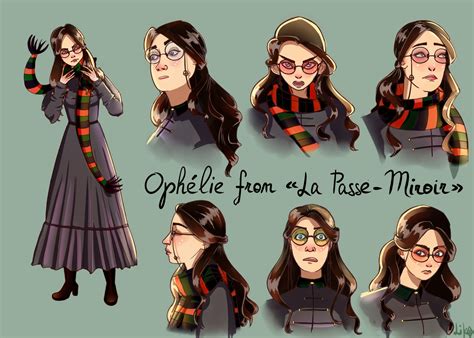 Ophelie from "La Passe-Miroir" | Character design inspiration, A winter ...