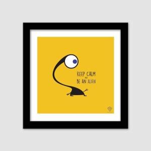 Alien Laminated & Framed Wall Mounted Photographic Paper - Vibha Jindal ...