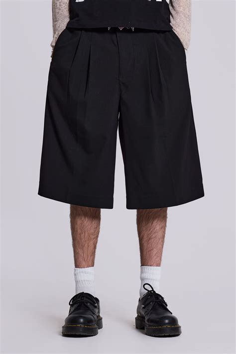 Black Goliath Tailored Baggy Shorts | Baggy shorts, Tailored shorts, Baggy