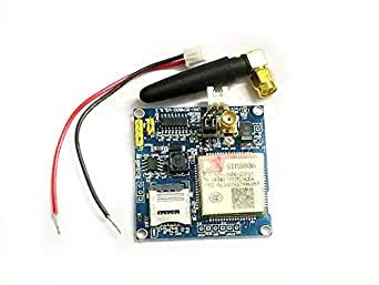 Mazatron SIM800A QuadBand GSM GPRS Module UART RS232 with SMA Antenna ...