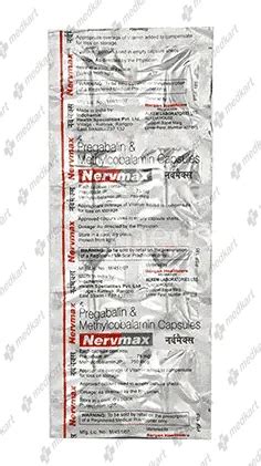 NERVMAX 75MG CAPSULE 10'S Price, Uses, Side Effects & Substitutes | Medkart