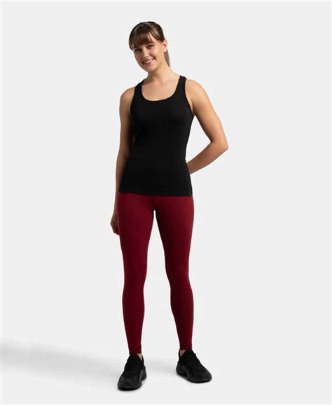 Buy Super Combed Cotton Rib Fabric Slim Fit Solid Racerback Styled Tank ...