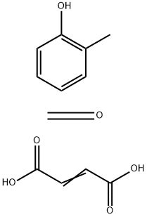 Formaldehyde, polymer with 2-methylphenol, hydrogen 2-butenedioate in ...