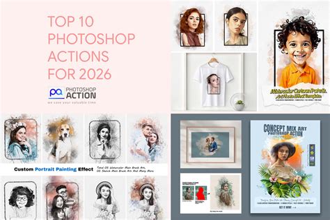 Photoshop Action - Top 10 Best Portrait Retouching & Artistic Photoshop ...