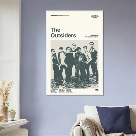 The Outsiders Poster, The Outsiders Print, The Outsiders Art - Citiesbox