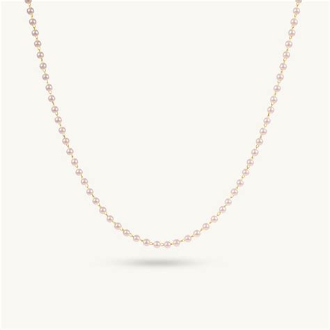 Timeless Beauty Pearl Chain Necklace – PALMONAS