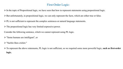 First Order Logic and Qualtifiers in AI.pptx