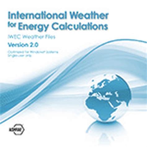 Buy International Weather for Energy Calculations 2.0 (IWEC Weather ...