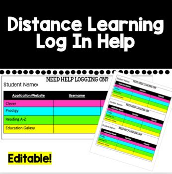 Distance Learning Log In 的图像结果
