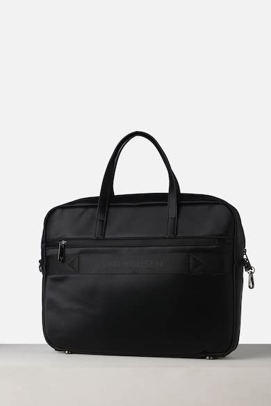 Buy Women Black Textured Formal Laptop Bag Online - 39679199 | Van Heusen