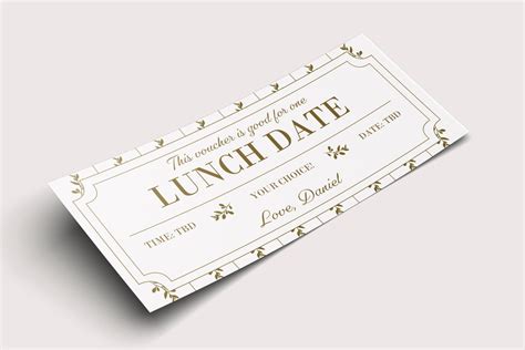 Buy Lunch Coupon Voucher - INSTANT DOWNLOAD - EDITABLE Text - Printable ...