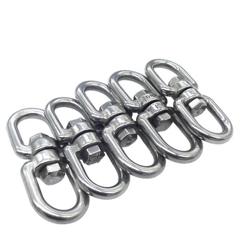 Stainless Steel Swivels 2PCS 316 Stainless Steel Swivel Eye Rings ...