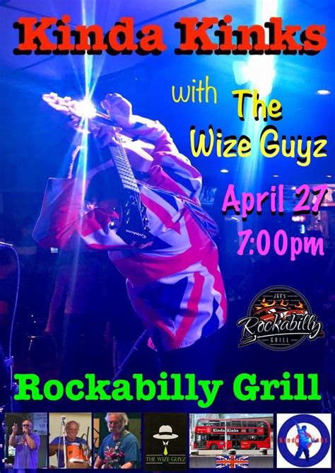 Kinda Kinks and The Wize Guyz at Rockabilly Grill, Rockabilly Grill ...