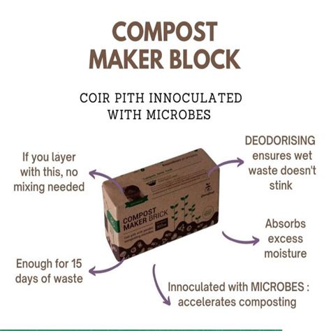 Compost Maker Brick | Aerobic composting - Stonesoup