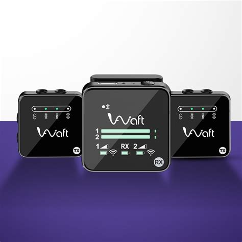 AIWaft Wave Wireless Microphone with Noise Reduction, Omnidirectional ...